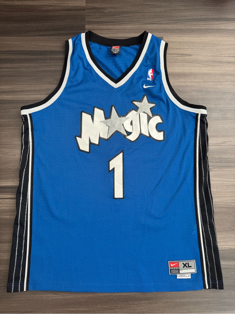 Nike Orlando Magic Tracy McGrady #1 NBA Stitched Jersey Length +2 Men XL
